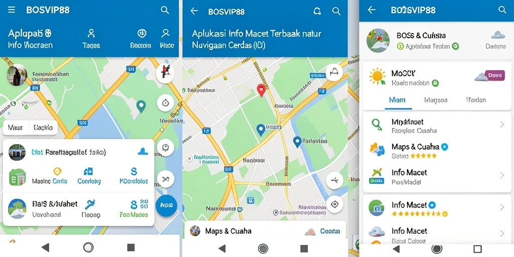 Tampilan antarmuka aplikasi BOSVIP88 yang informatif dan mudah dinavigasi.