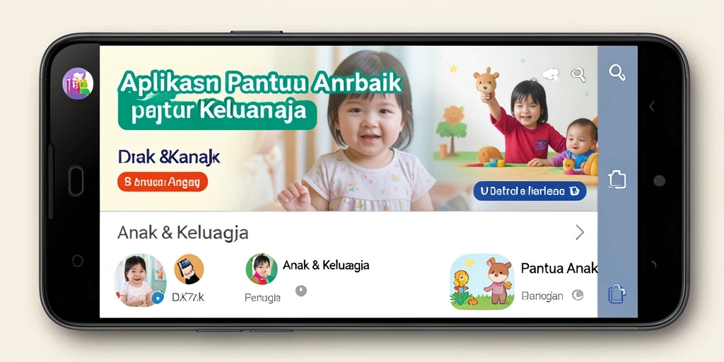Tampilan antarmuka IDX777 yang interaktif dan ramah anak.