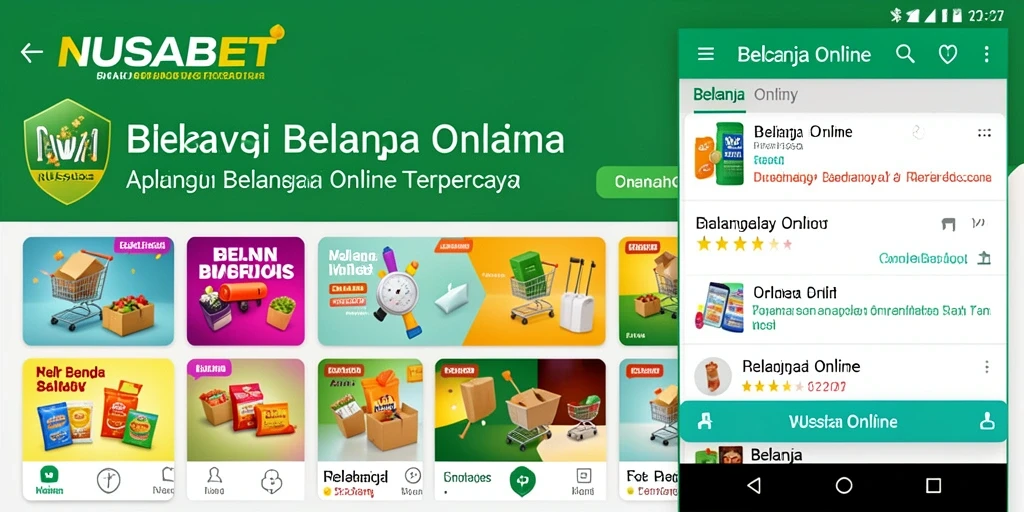 Antarmuka aplikasi NUSABET yang sederhana dan mudah digunakan.