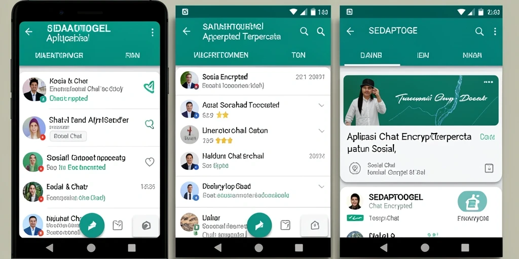 Tampilan antarmuka SEDAPTOGEL yang modern dan ramah pengguna dalam chat terenkripsi.